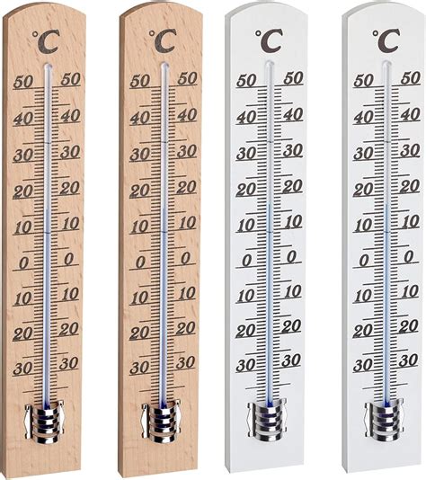 Lantelme St Ck Innenthermometer Set Analog Bis Grad Cm Wei