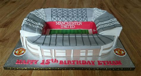 Old Trafford Manchester United 3d Birthday Stadium Cake 8th Birthday