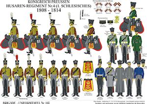 Tafel 103 Königreich Preußen Husaren Regiment No 4 1 Schlesisches