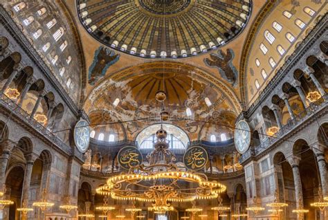 Hagia Sophia Interior Editorial Stock Image Image Of Dome 287970949