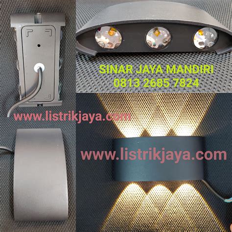 Jual Lampu Dinding Led 2 Arah Lensa 6 X 2w Chip Cree Sinar Jaya Mandiri