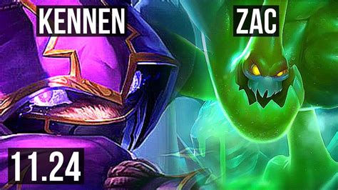 Kennen Vs Zac Top M Mastery Br Master Youtube