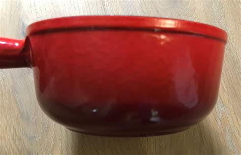 Kleines Le Creuset Fondue Caquelon Rot Durchmesser 16 Cm NEU Kaufen