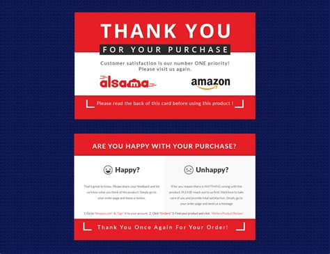 AMAZON THANK YOU CARD on Behance