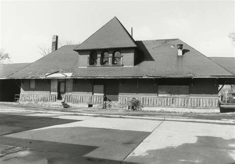 Pictures Chicago And Northwestern Railroad Depot Ironwood Michigan