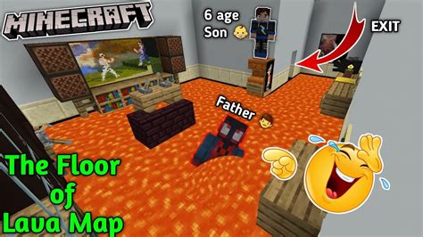 Minecraft But The Floor Of Lava Map Minecraft Pocket Edition Mini Game Mods Mcpe Addons