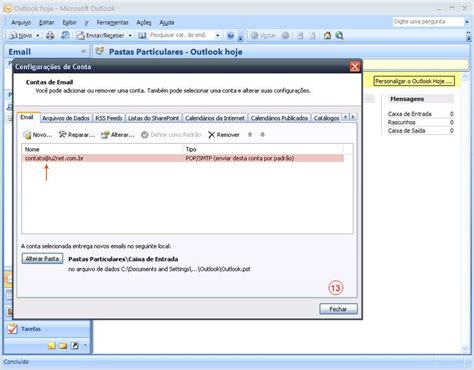 Como Configurar Email No Outlook 2007