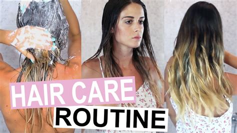 Hair Care Routine Summer Edition Youtube