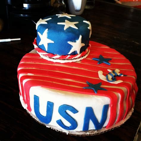 Veterans Day cake with fondant. | Fondant cakes, Cake, Desserts