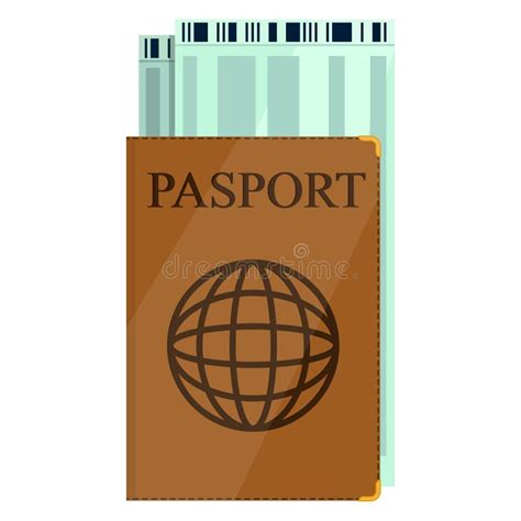 Passport Cover With Map Red Passport Cover With Globe International Identification Document