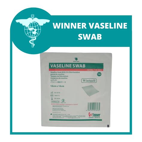 Jual Winner Vaseline Swab Vaseline Swab Cm X Cm Perbox Isi Pcs