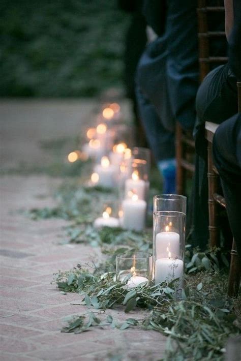 Minimalist Outdoor Wedding Aisle Decor Ideas Hmp