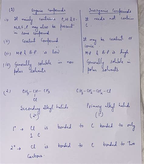 Organic Vs Inorganic Compounds 4