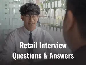 73 Top Best Retail Interview Questions Answers 2024