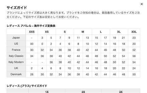 japan size chart - Keski