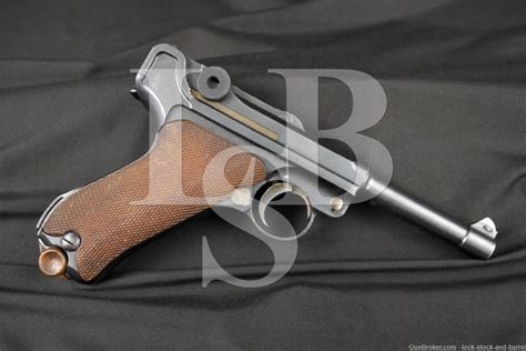 DWM Parabellum Commercial Alphabet 7 65mmx21 30 Luger Semi Auto Pistol