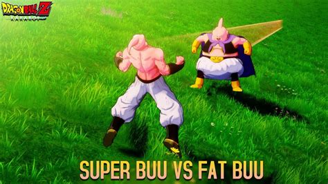 Dragon Ball Z Kakarot Super Buu Vs Fat Buu Full Moveset Skills