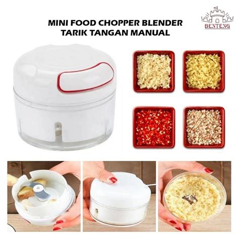 Jual Alat Pemotong Bawang Sayur Blender Tarik Tangan Manual Speedy