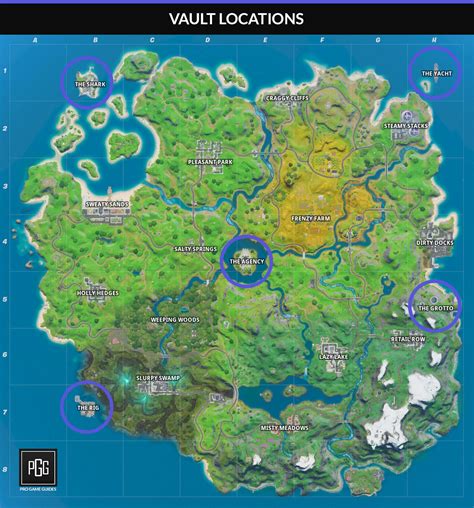 Fortnite Vault Map