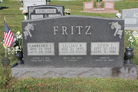 Lillian Kathryn Nordhoff Fritz Find A Grave Reminne