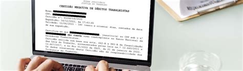 Você sabia O que é a Certidão Negativa de Débito Trabalhista CNDT