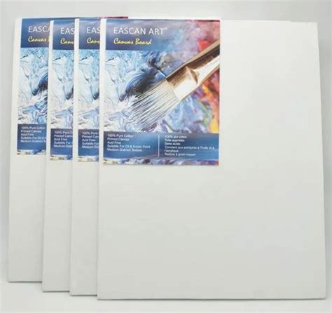 White Art Canvas Board, Size: 10 x 12 Inch at Rs 40/piece in Jaipur | ID: 2853029906248