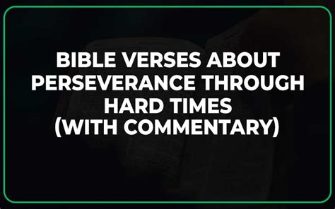 Perseverance Bible Verses