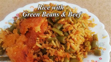 Lubia Poloلوبیا پلو Persian Green Bean Rice With Beef Youtube