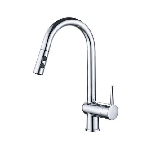 Single Handle High Arc Pull Out Kitchen Faucet