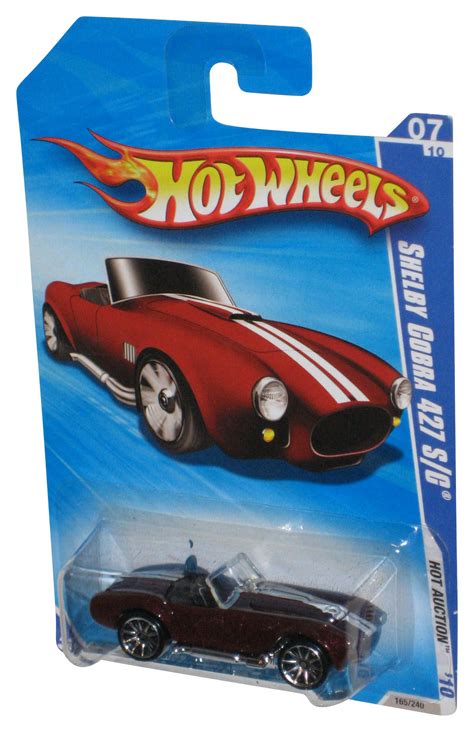 Hot Wheels Hot Auction Red Shelby Cobra S C Car Walmart