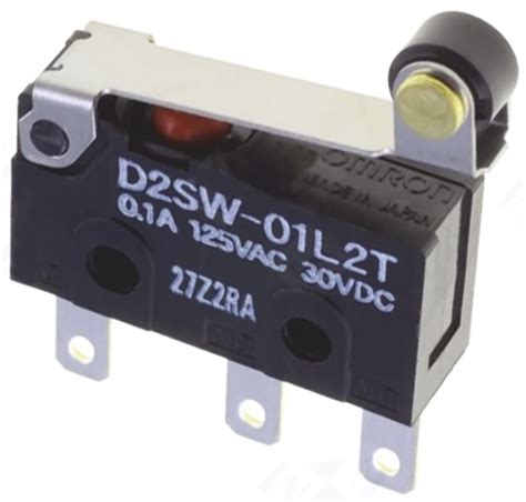 D2SW 3L2T Omron Roller Lever Micro Switch Tab Terminal 3 A 30 V