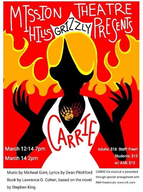 Carrie” Sets The Stage On Fire For This Years Musical The Silvertip