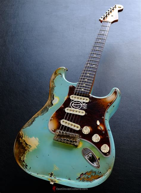 Fender Stratocaster Relic Daphne Blue Th Anniversary Sold East