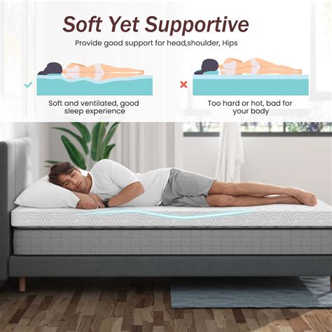 Snapklik 3 Inch Gel Memory Foam Mattress Topper Twin Plush Foam