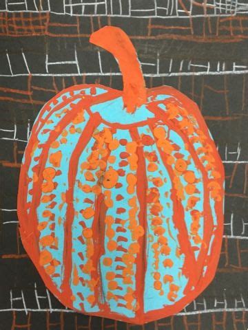 Mrs. Knight's Smartest Artists: Pumpkin Paintings inspired by Yayoi ...