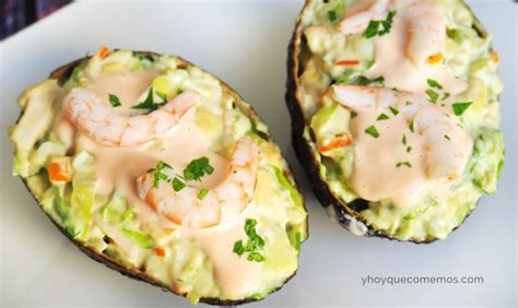 Aguacates Rellenos Con Salsa Rosa OK Recetas