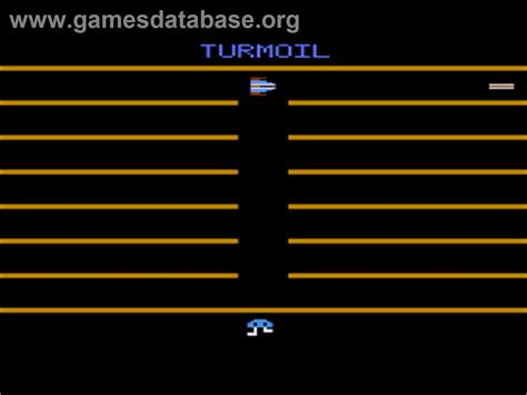 Turmoil Atari 8 Bit Artwork Title Screen