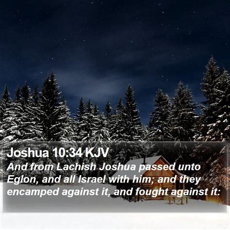 Joshua 10 34 KJV Bible Verse Images