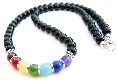 Chakra Necklace 7 Stone Chakra Balancing, Alignment, Healing Crystals