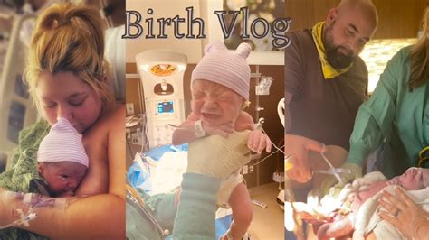 Birth Vlog Labor Delivery Induced Weeks Youtube