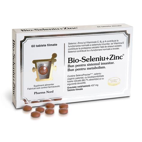 Bio Seleniu Zinc Comprimate Catena Ro