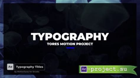 Videohive Typography Titles After Effects 30621008 Project For