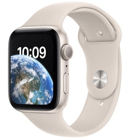 Apple Watch SE GPS 44mm Starlight Aluminum Case With Starlight Sport