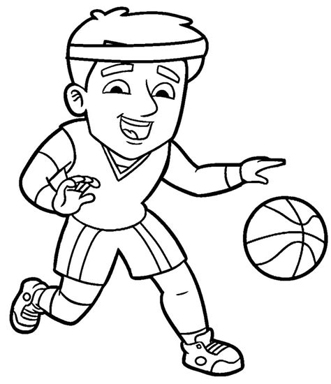 30 Desenhos De Basquete Para Colorir Pop Lembrancinhas