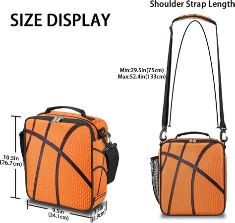 Lonchera De Baloncesto Para Ni Os Con Textura De Baloncesto Bolsa De