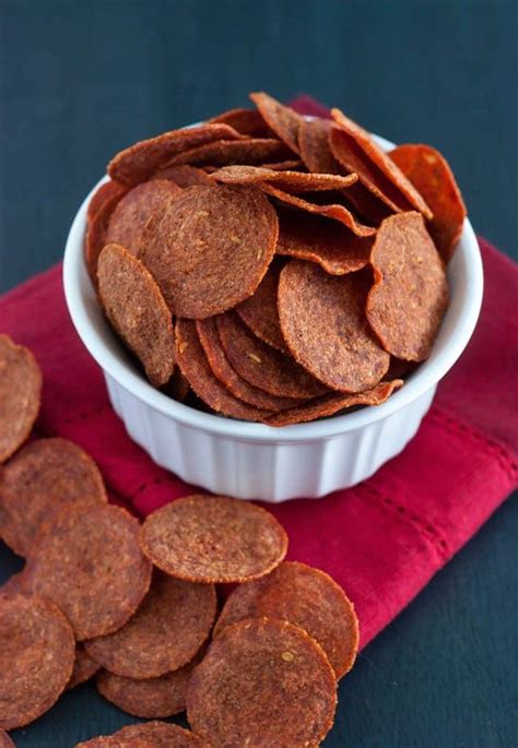 Pepperoni Chips Original Fool Proof Instructions For Low Carb Chips