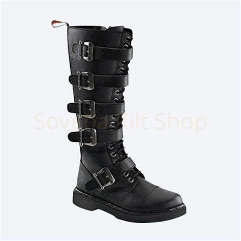 Men Full Calf Black Leather Boot | Genuine Leather Boots