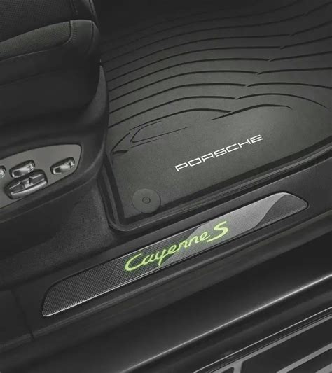 All Weather Floor Mats Cayenne Porsche Shop