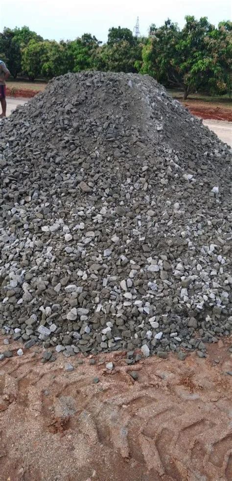 Rough Gray Mm Crushed Stone Aggregate For Construction Packaging