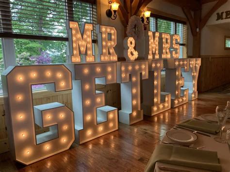 4ft Marquee Letters With Lights Caipm